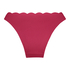 Braguita de Bikini de Corte Alto Scallop, Rosa