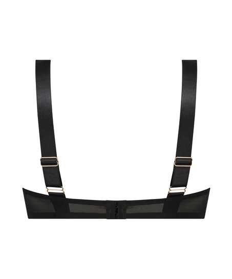 Sujetador con aros no preformado Hana, Negro