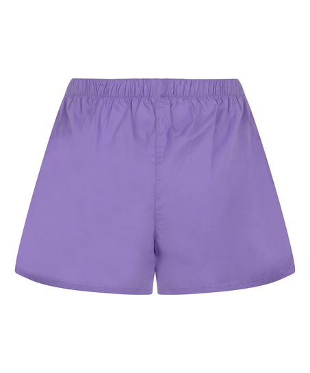 Pantalón corto de algodón, Morado
