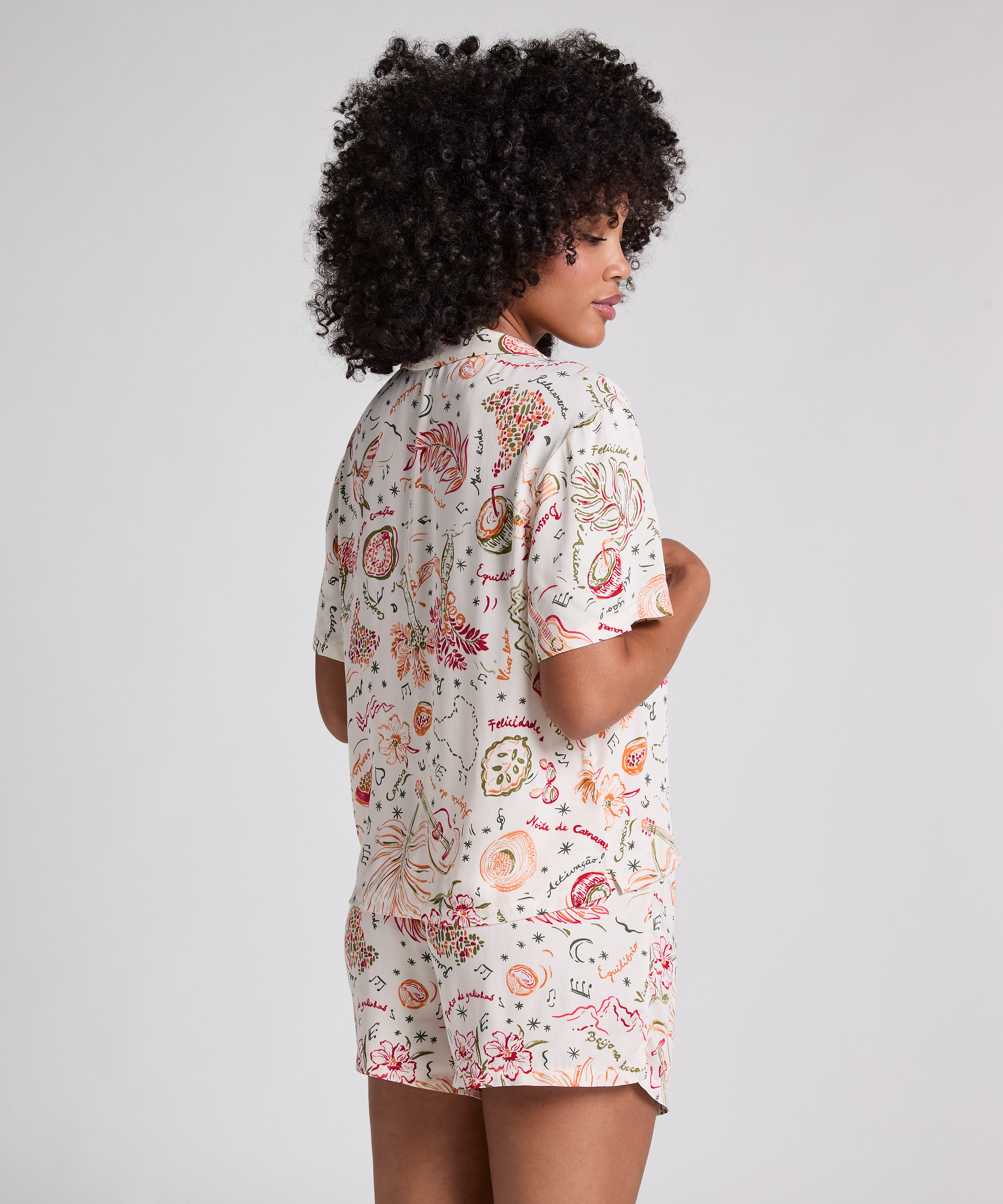 Chaqueta de satén, Blanco, main