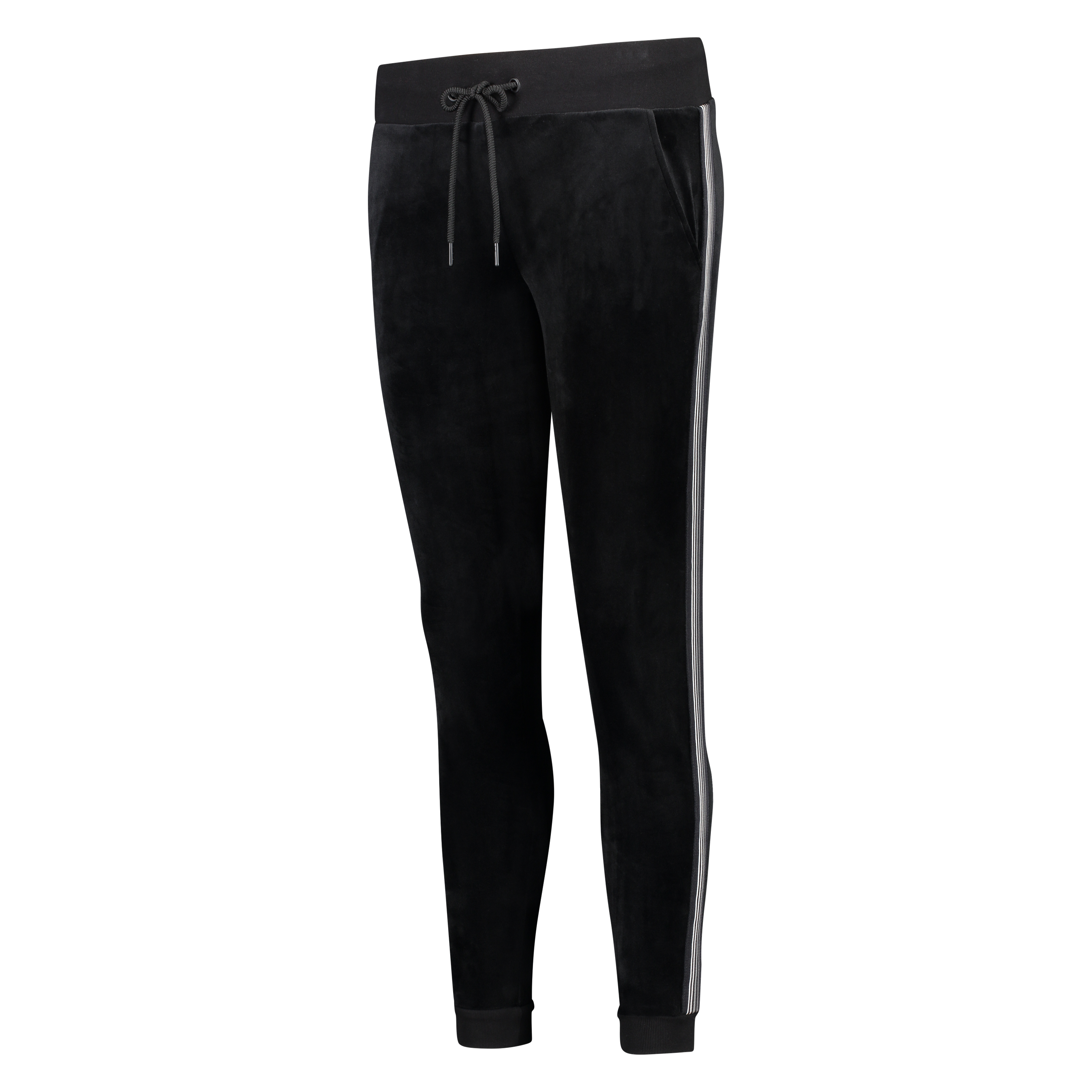 Pantalón deportivo HKMX terciopelo, Negro, main