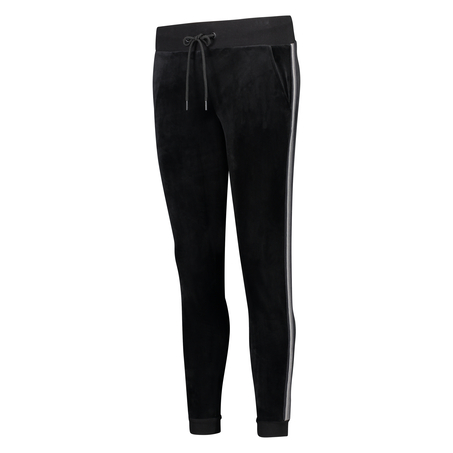 Pantalón deportivo HKMX terciopelo, Negro
