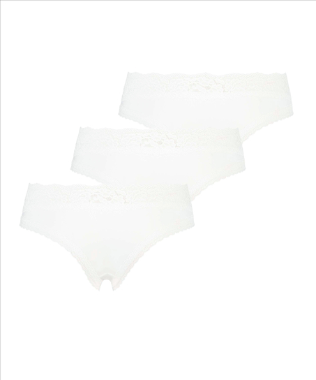 Pack de 3 pantalones cortos brasileños Dakota, Blanco