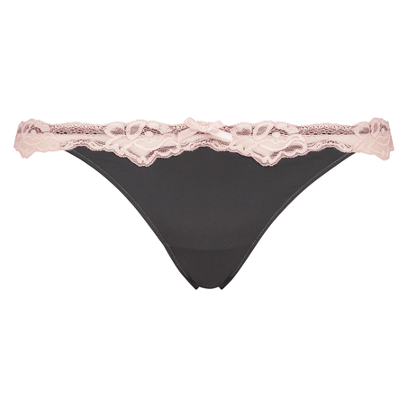 Tanga Secret Lace, Gris