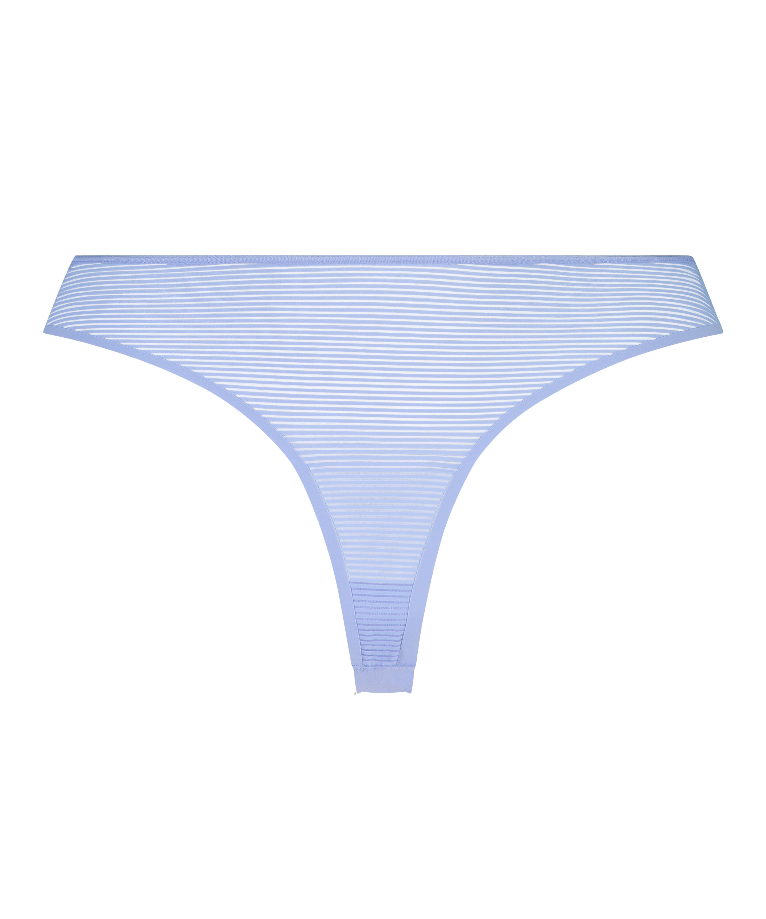 Tanga invisible Stripe mesh, Azul