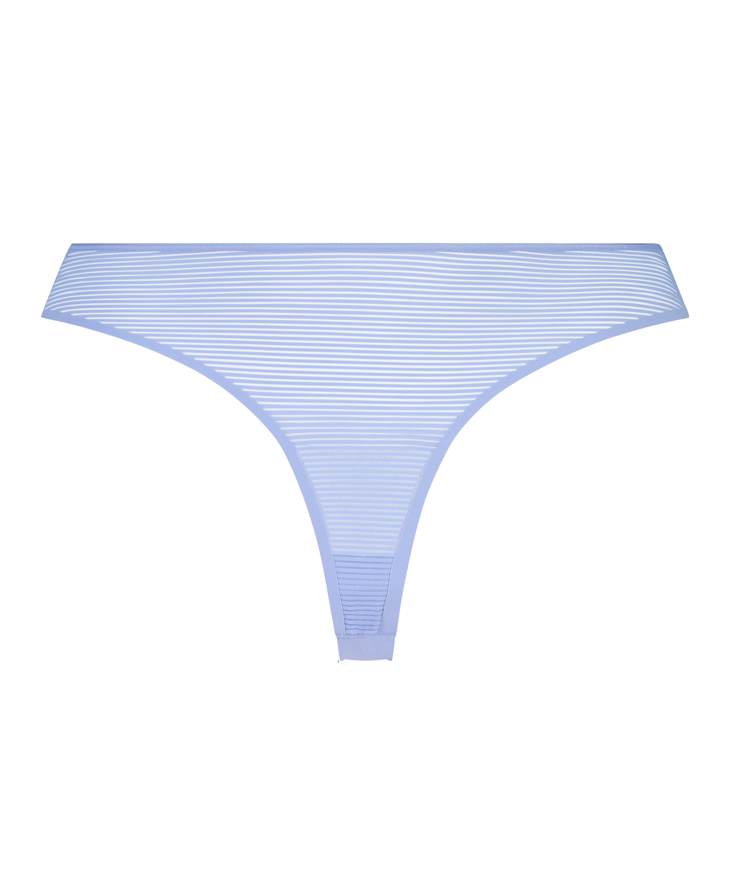 Tanga invisible Stripe mesh, Azul, main