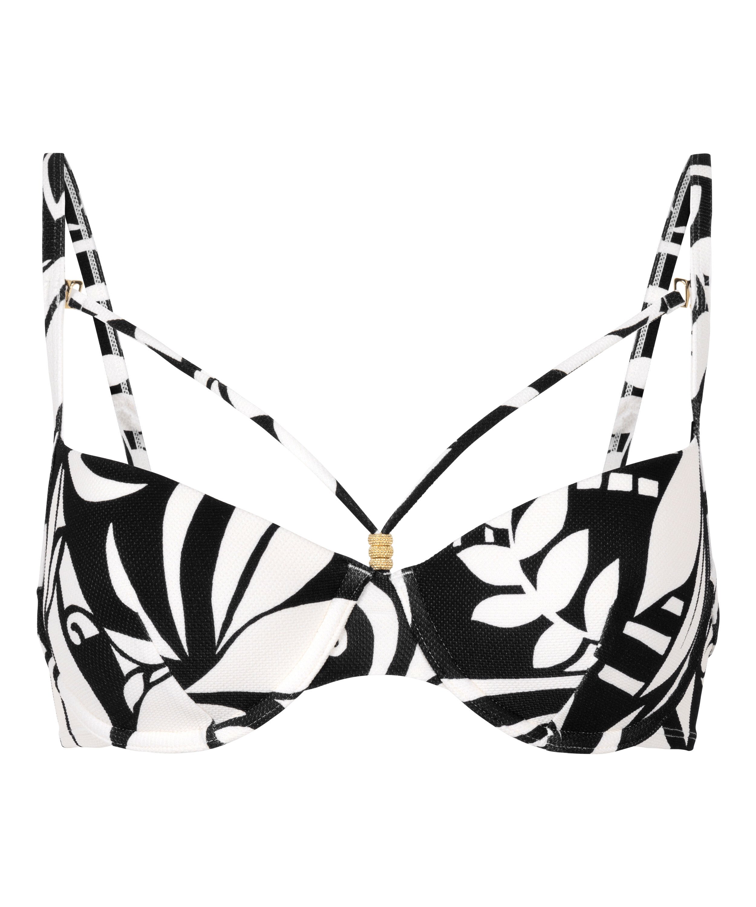 Top de bikini Mauritius, Negro