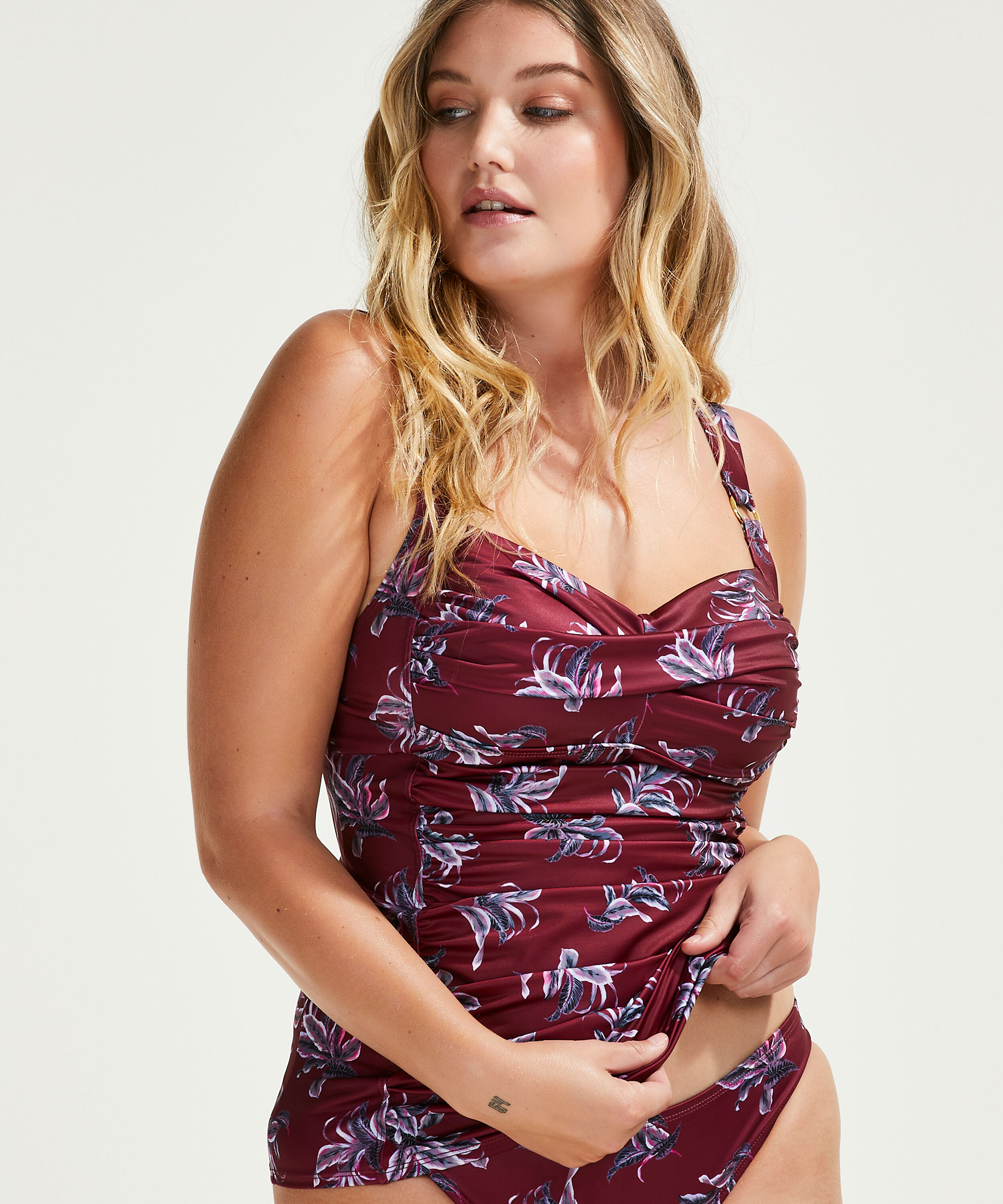 Tankini Tropic Glam, Rojo