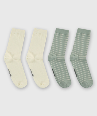 2 pares de calcetines, Verde