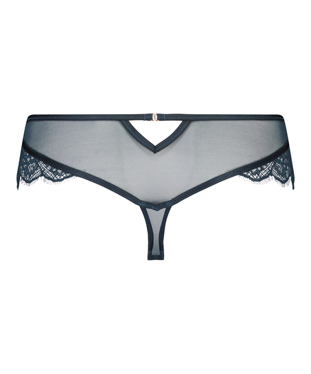 Tanga b&oacute;xer Margaret Lucy Hale, Azul