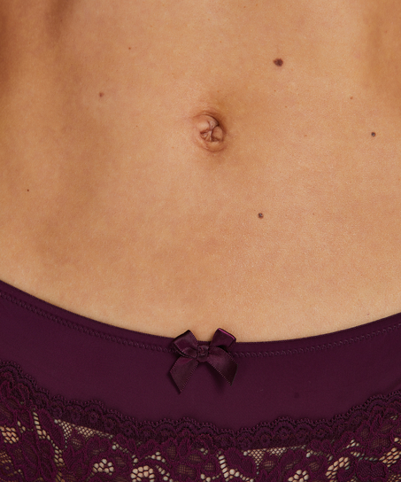 Tanga b&oacute;xer Paris, Morado