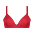 Sujetador push-up preformado sin aros Mona, Rojo