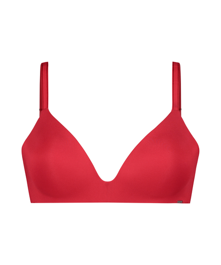 Sujetador push-up preformado sin aros Mona, Rojo