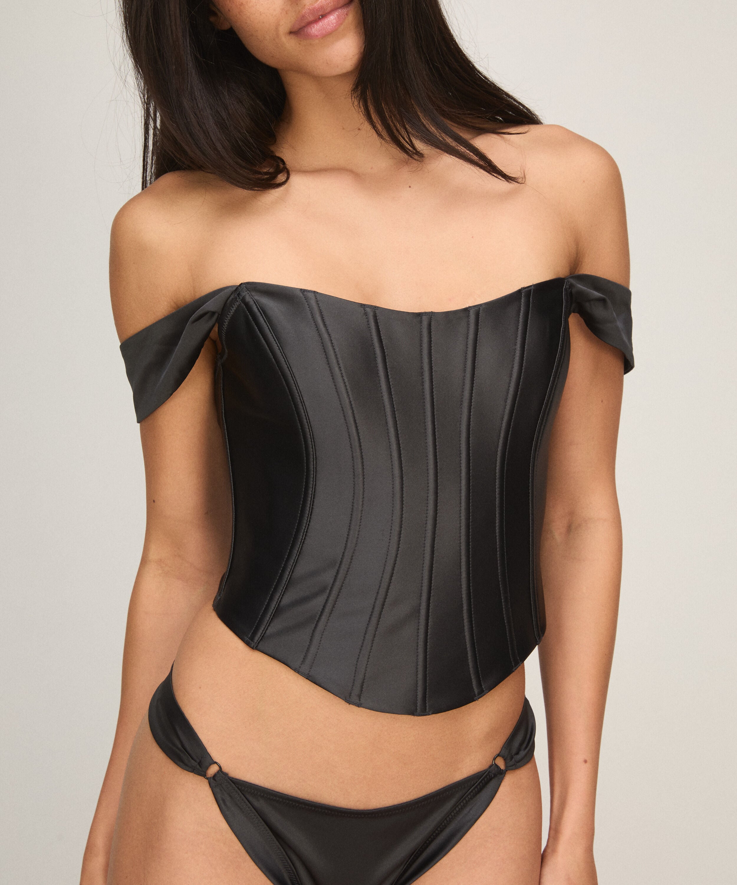 Bustier Anastasia, Negro