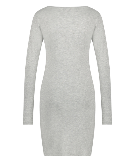 Camisa de dormir Henley, Gris