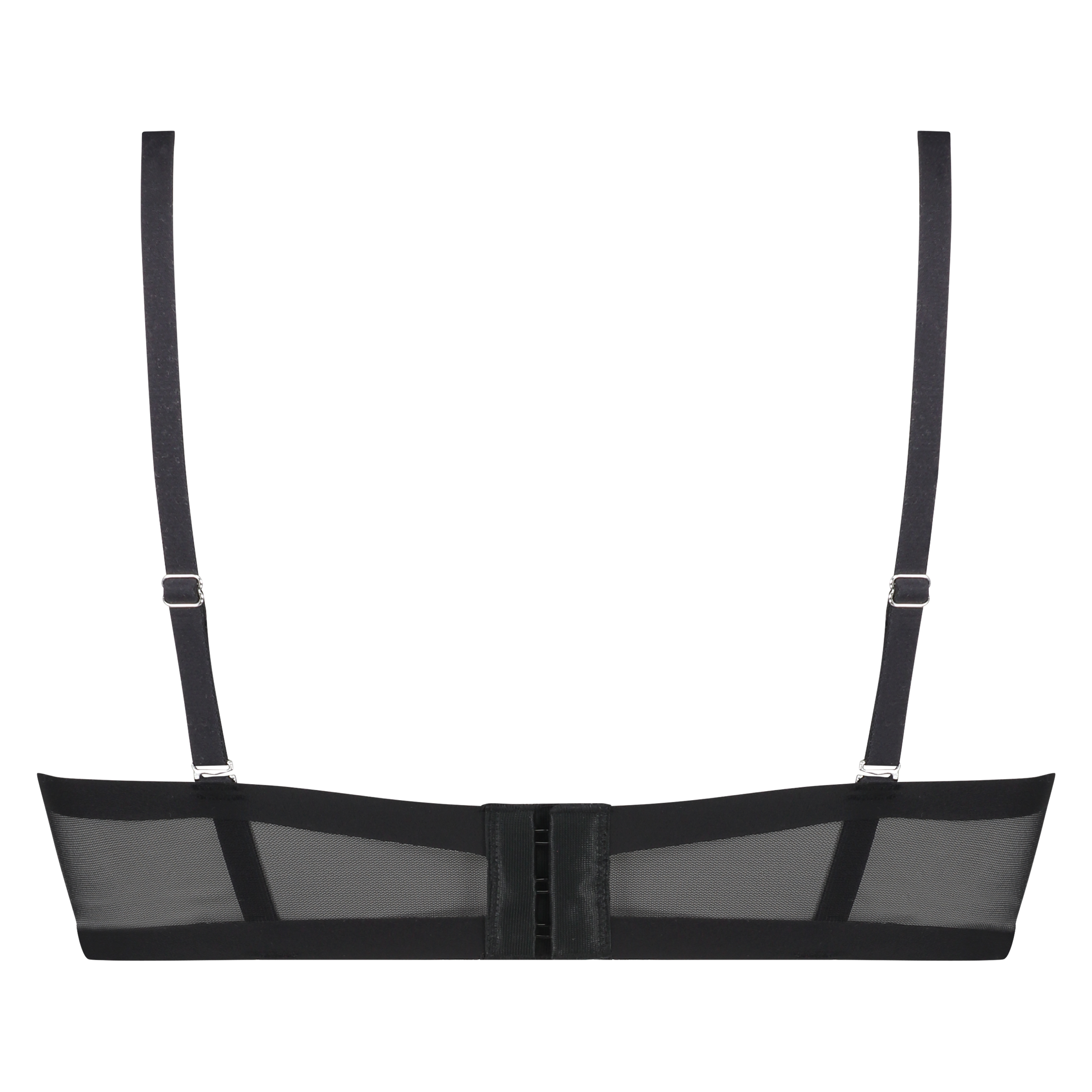Sujetador con aros y relleno sin tirantes Kylie, Negro, main