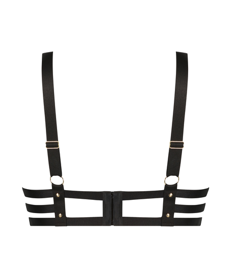 Sujetador push-up de aros preformado Shadow, Negro