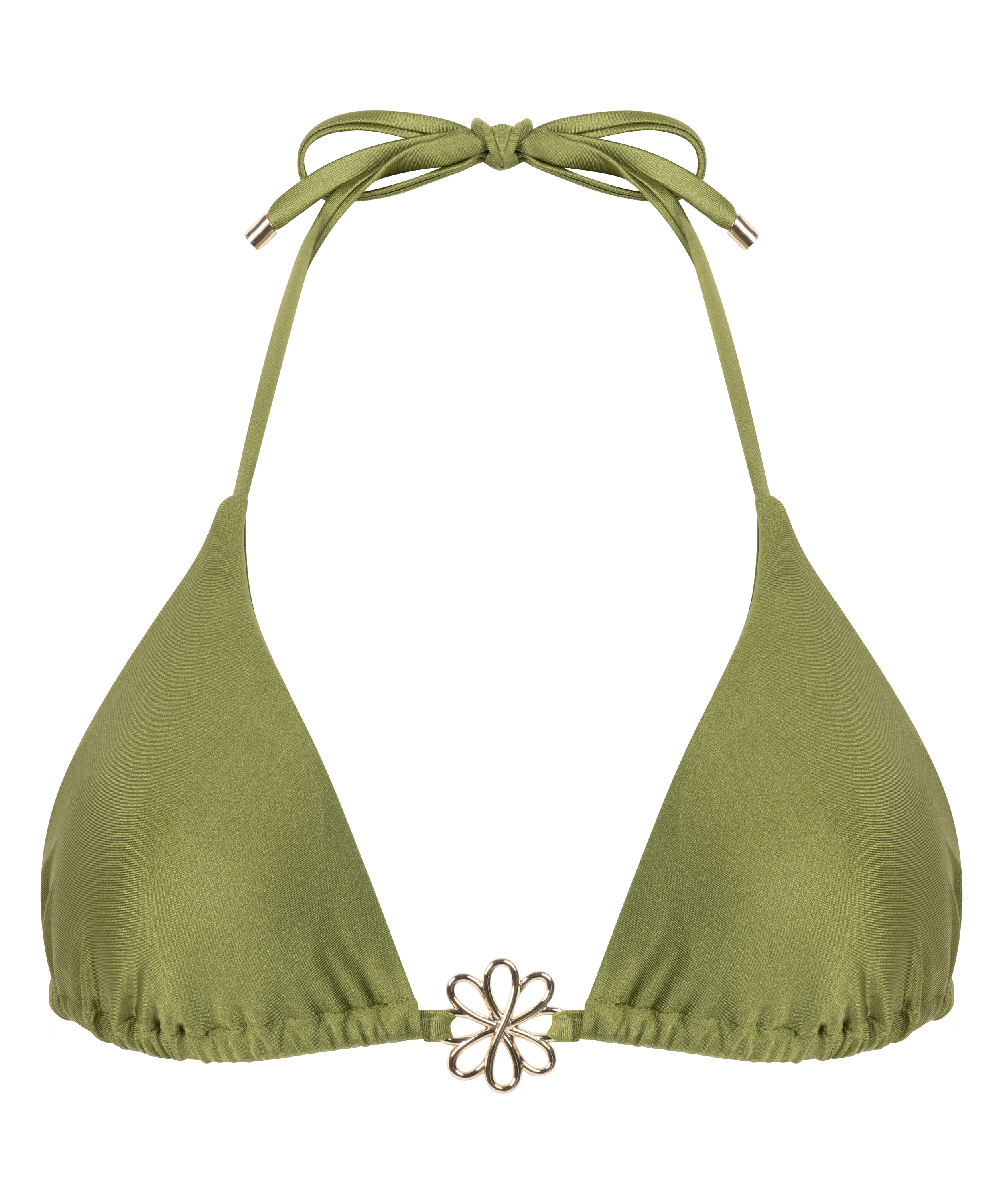 Top de bikini triangular Yucatan, Verde, main