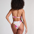 Braguita de bikini Ayanna Highleg, Blanco