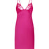 Slipdress de sat&eacute;n Peonie, Rosa