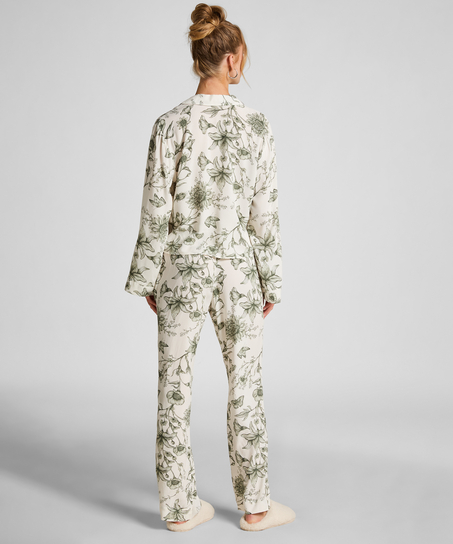 Pantal&oacute;n de pijama Storylover, Blanco