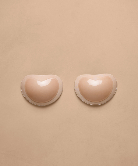 Almohadillas adherentes push-up, Beige