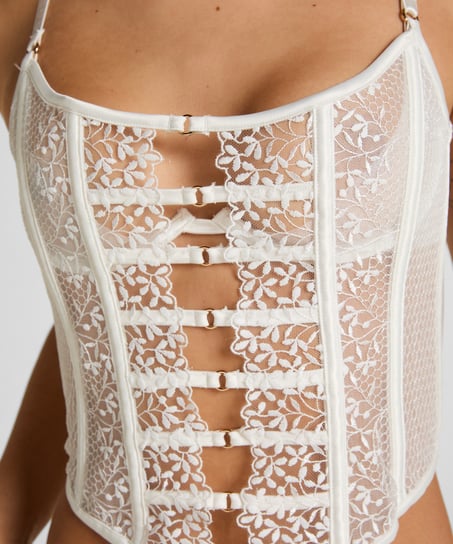 Bustier Kristina, Blanco