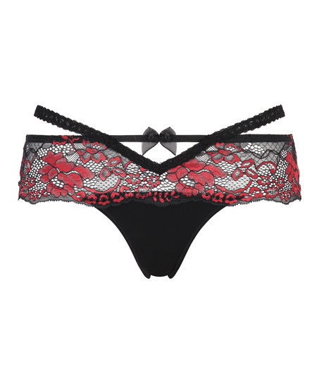 Tanga b&oacute;xer Loz, Negro