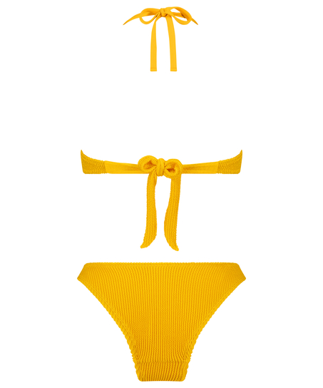 Conjunto de bikini Crinkle, Amarillo