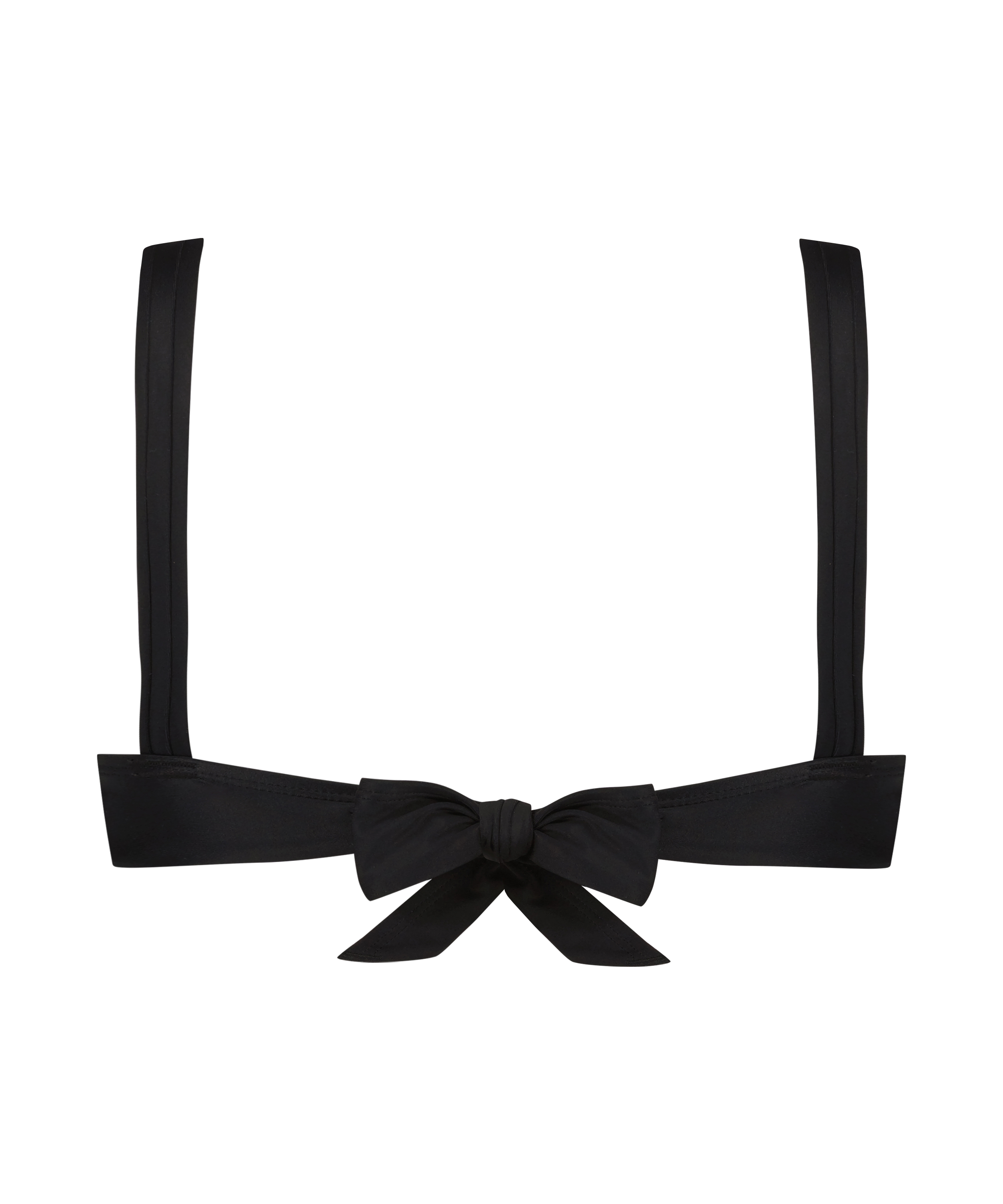 Top de bikini triangular Luxe, Negro, main