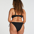 Braguita de bikini Scallop, Negro