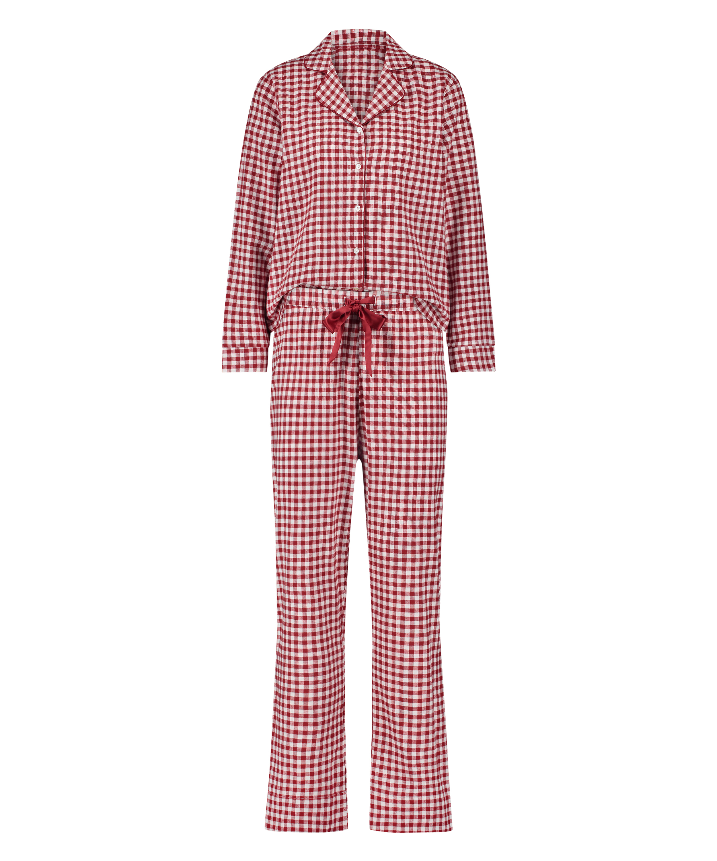 Conjunto de pijama Flannel, Rojo, main