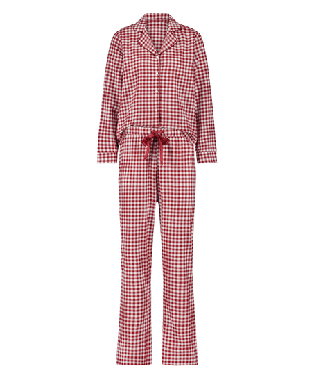 Conjunto de pijama Flannel, Rojo