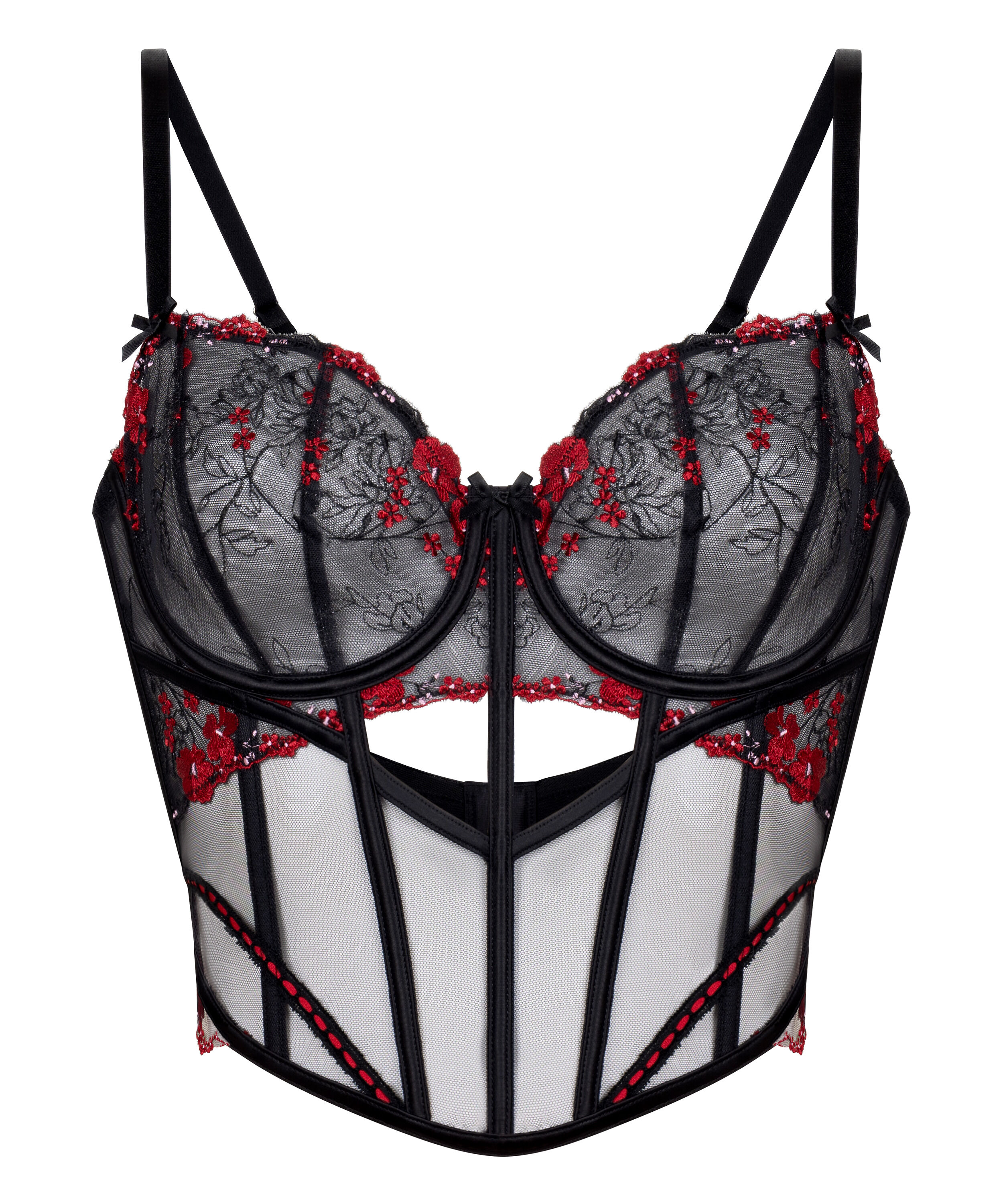 Bustier Peonie, Negro