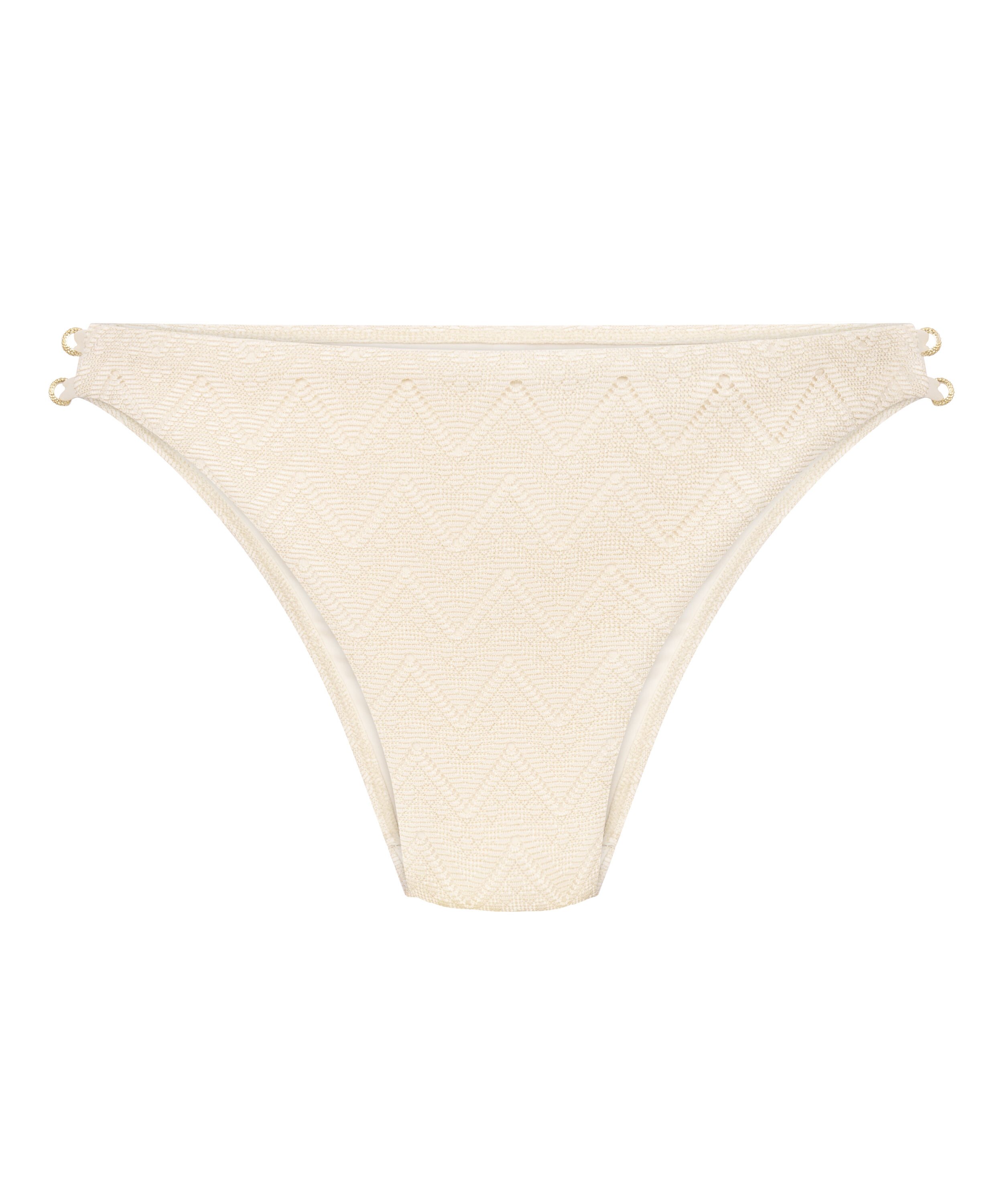 Braguita de Bikini Crochet, Blanco
