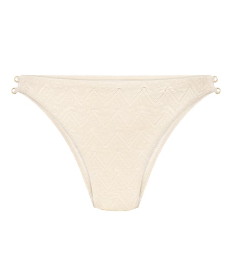 Braguita de Bikini Crochet, Blanco