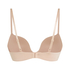 Sujetador push-up de aros preformado Deep-V, Beige