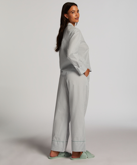 Pantalón de pijama de algodón, Verde