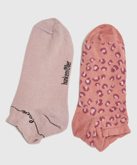 2 Pares Calcetines, Morado