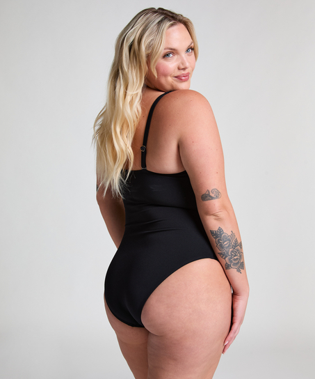 Bañador Shaping Scallop, Negro