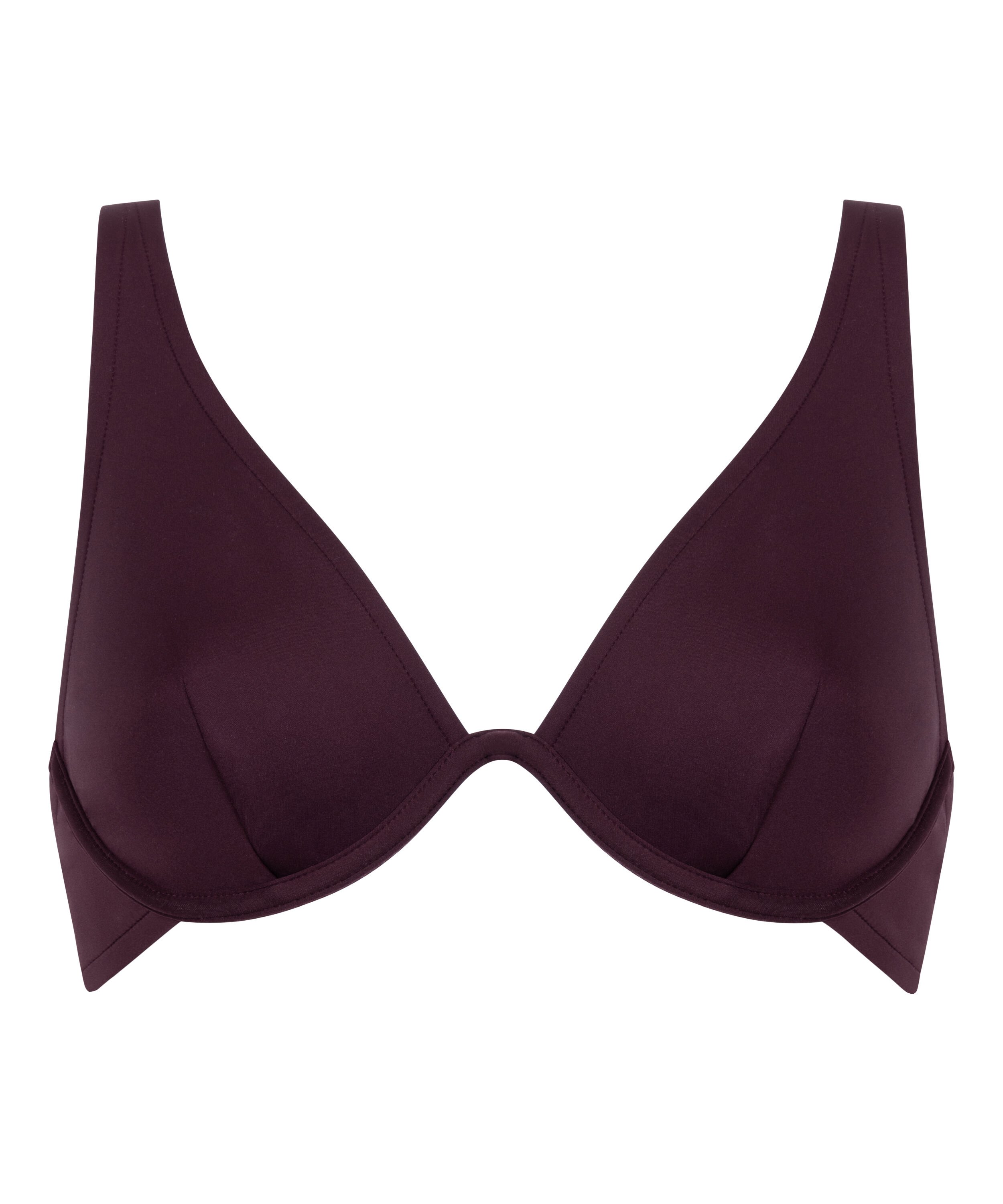 Top de bikini de neopreno, Morado