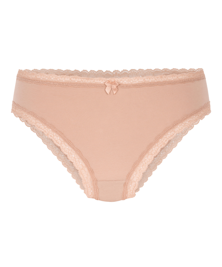 Braguita brasile&ntilde;a de algod&oacute;n Georgia, Beige