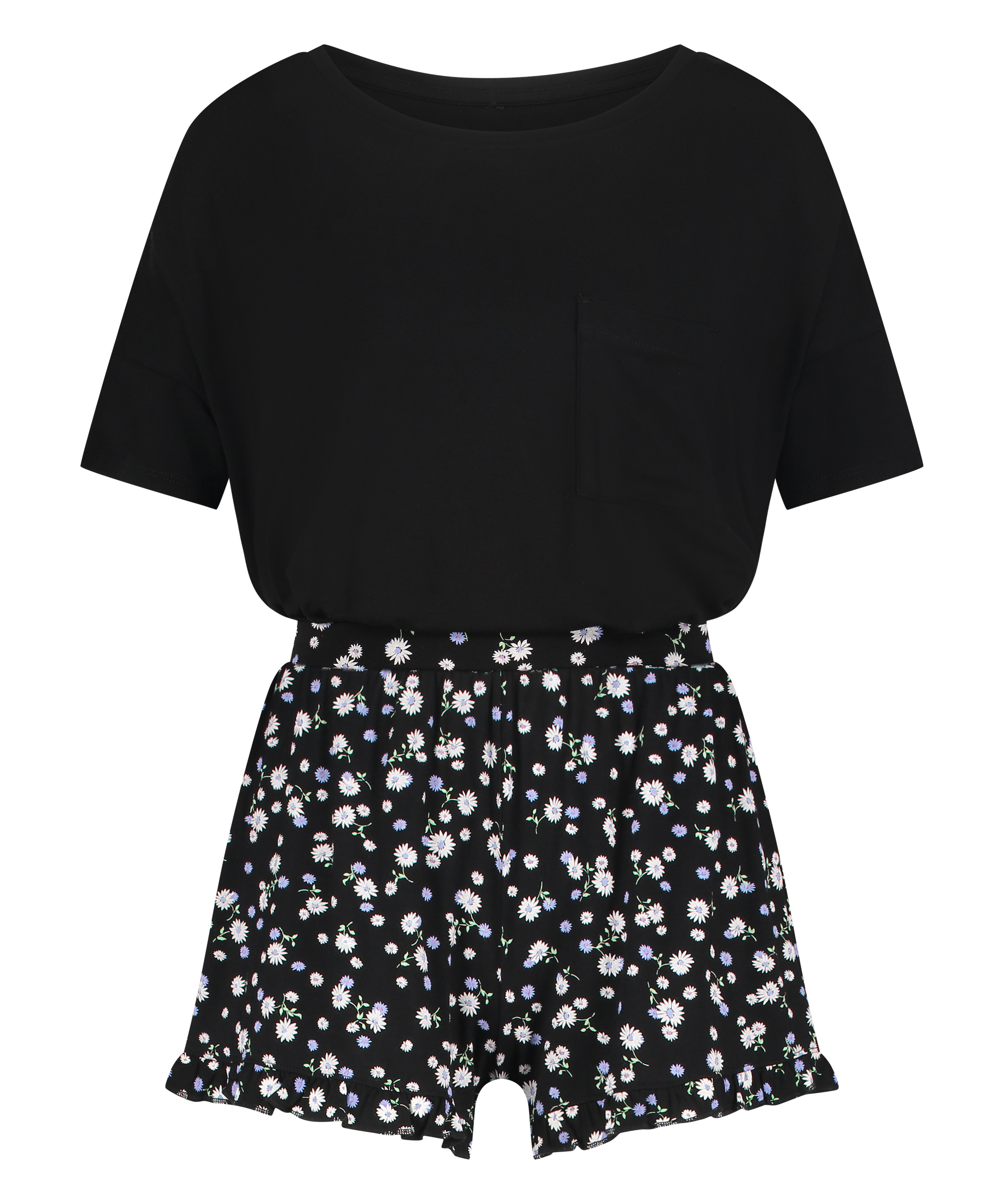 Conjunto de pijama, Negro, main