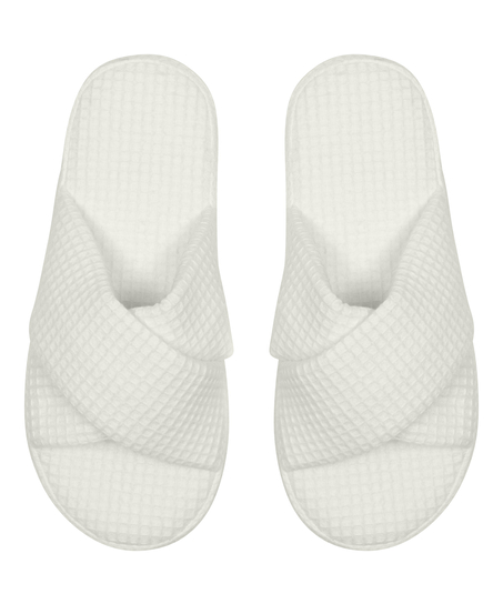 Pantuflas Gofre, Blanco