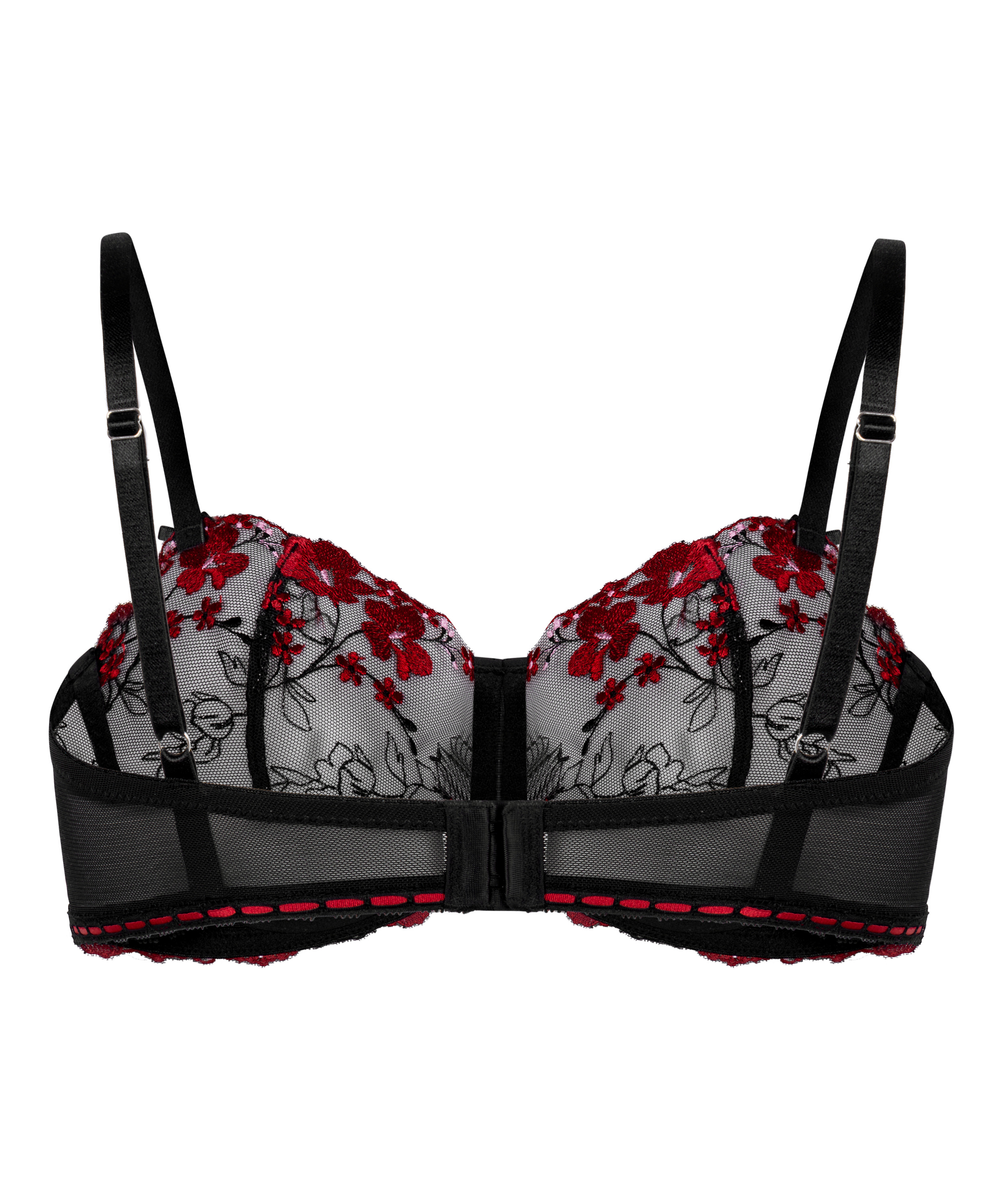 Sujetador con aros sin relleno Peonie, Negro, main