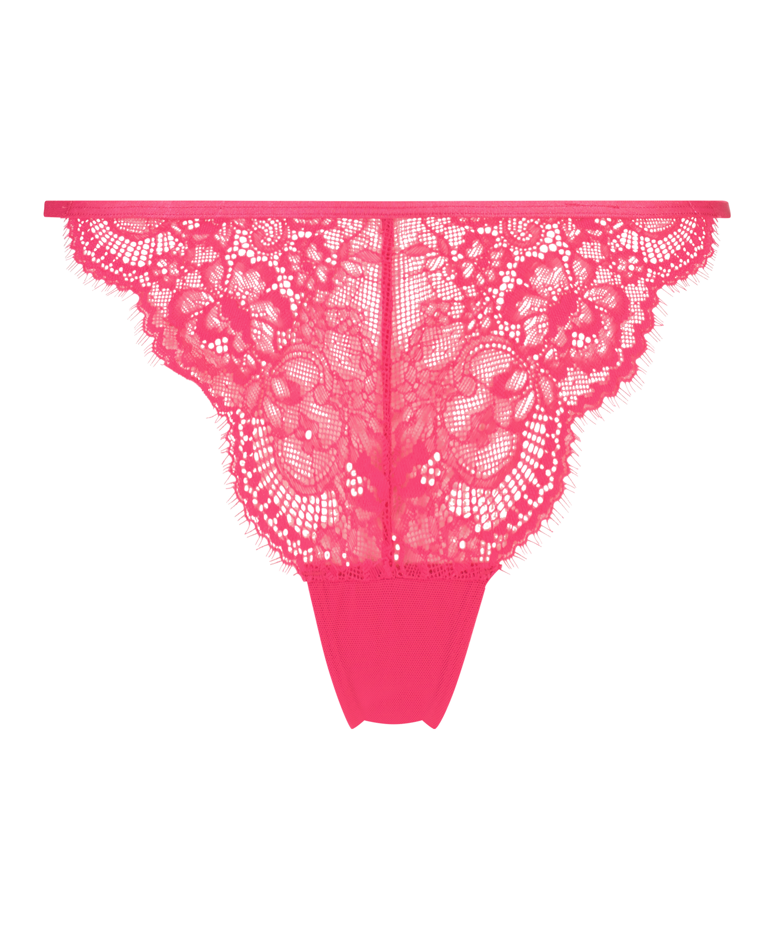 Tanga de tiro alto con pedrería Honey, Rosa, main