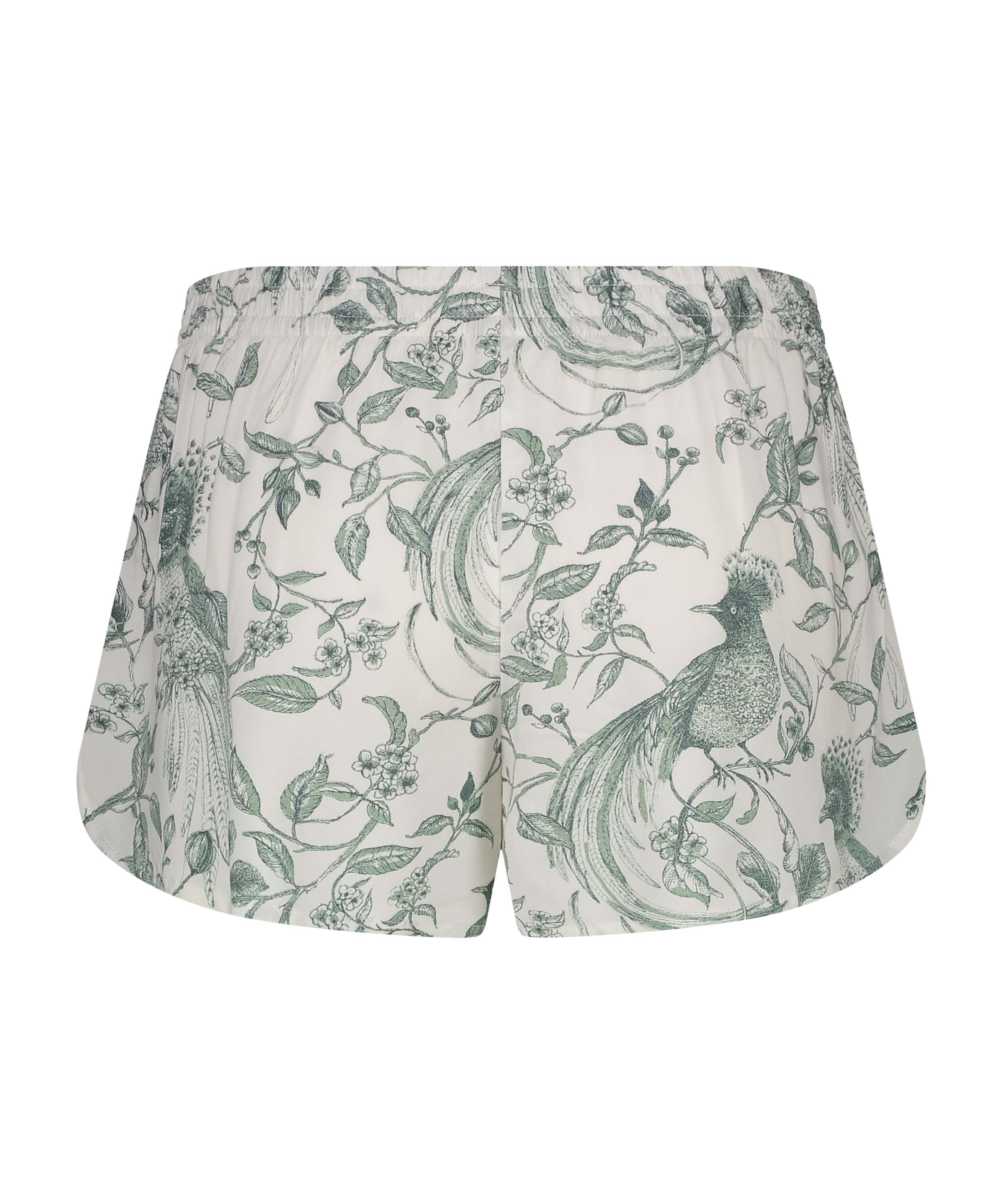 Pantalón corto de pijama, Blanco, main