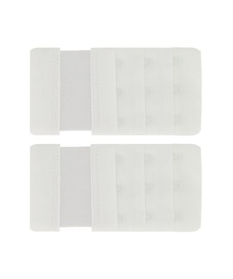 Pack de 2 extensores de sujetador, Blanco