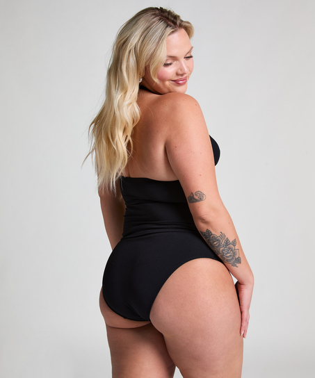 Parte de abajo de bikini Scallop Rio, Negro