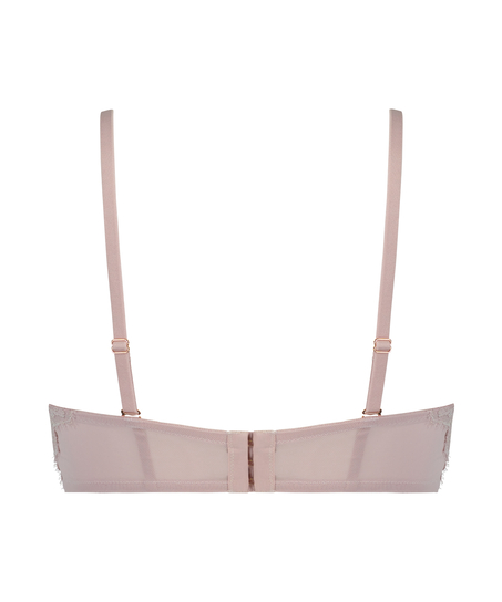 Sujetador con aros sin tirantes y con relleno Leni, Morado